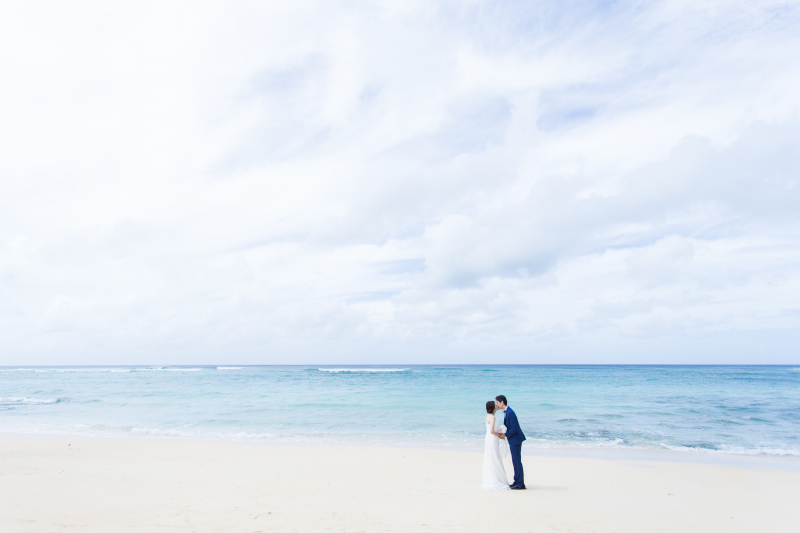 広い海にお二人