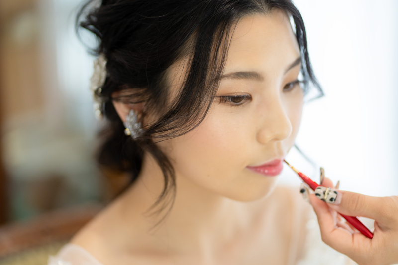 ヘアメイクシーン