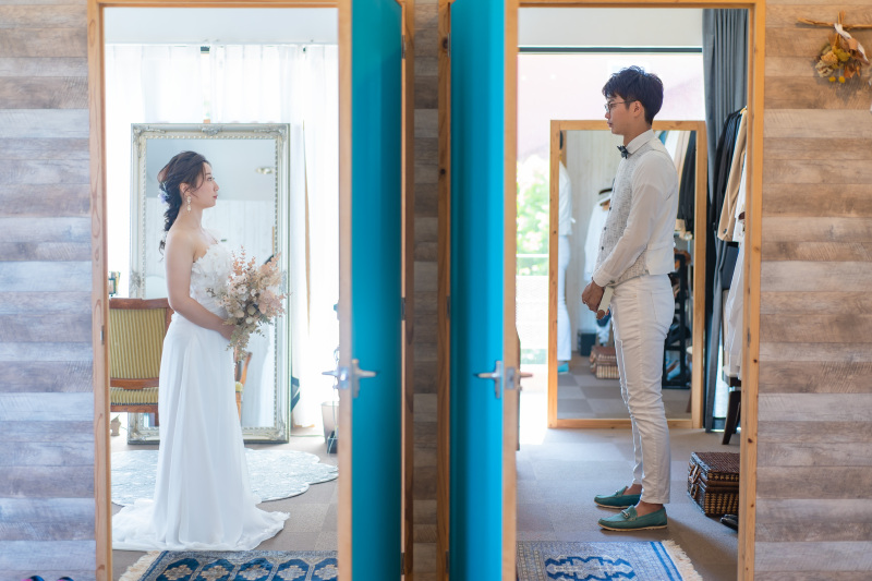 おふたりのお支度シーン