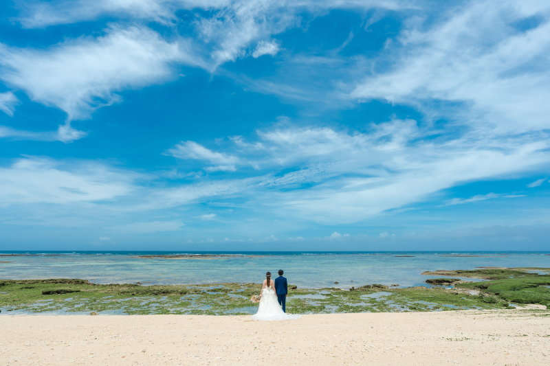 ビーチでの撮影
