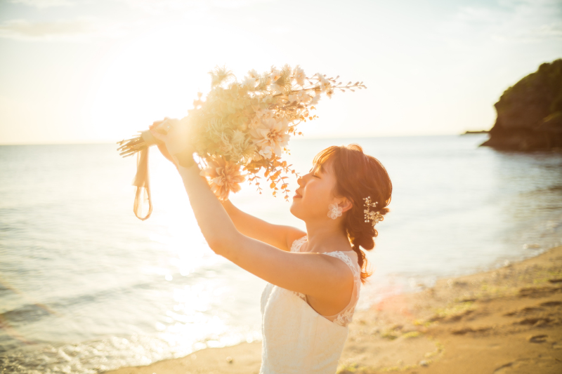 新婦様のソロショット