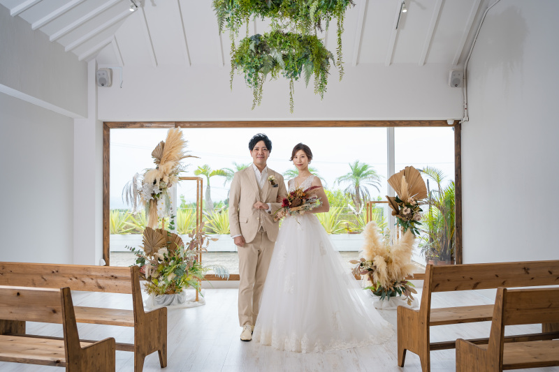 チャペル撮影からスタート！