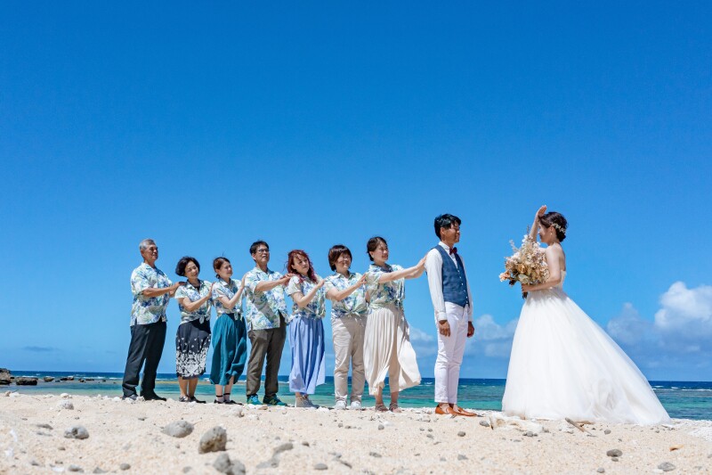 家族で整列ショット＊