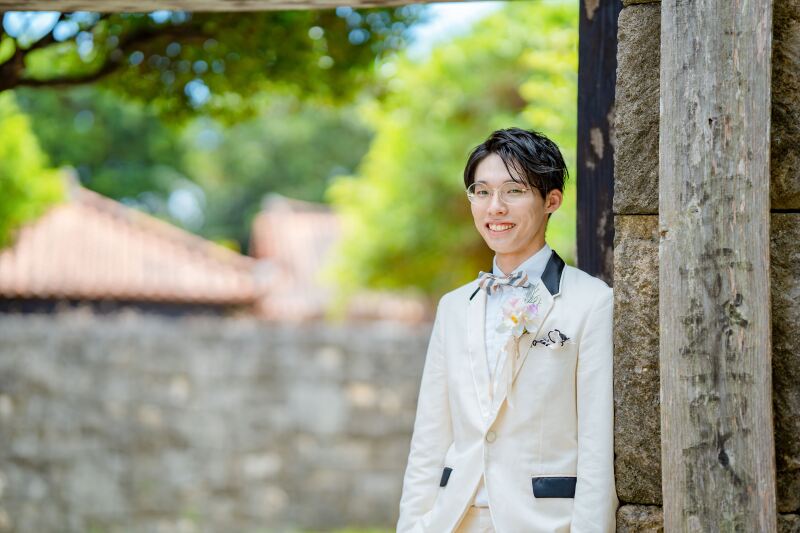 新郎様もソロで♪