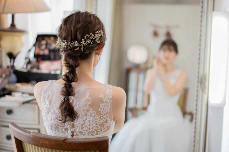 ヘアセットもご希望通りにできましたか?