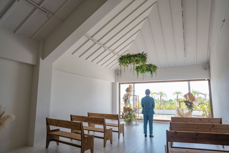 チャペルにてファーストミート