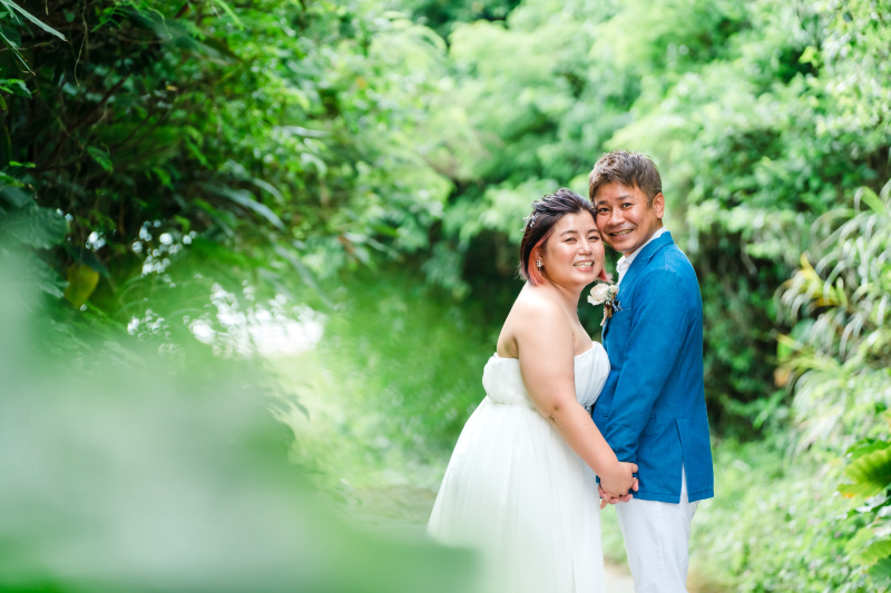 ビーチに向かう途中で＊