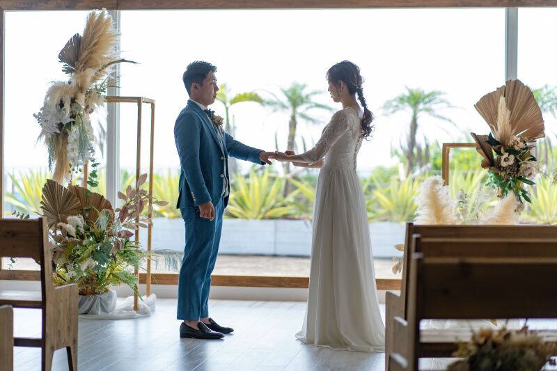 チャペルでのシーンを