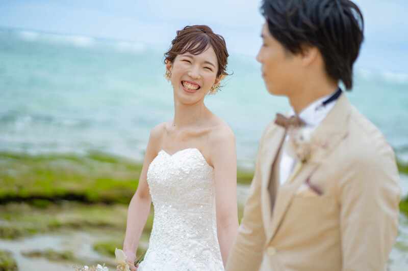 笑顔が絶えないおふたりでした