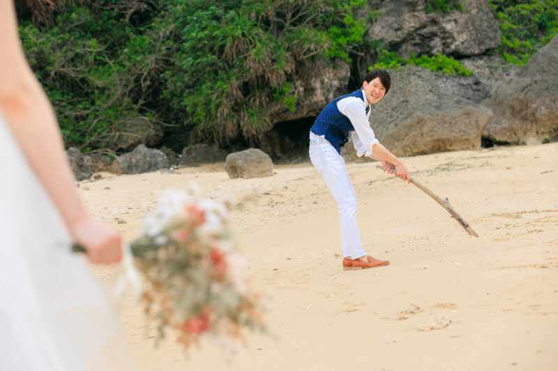 砂文字を一緒に描こう