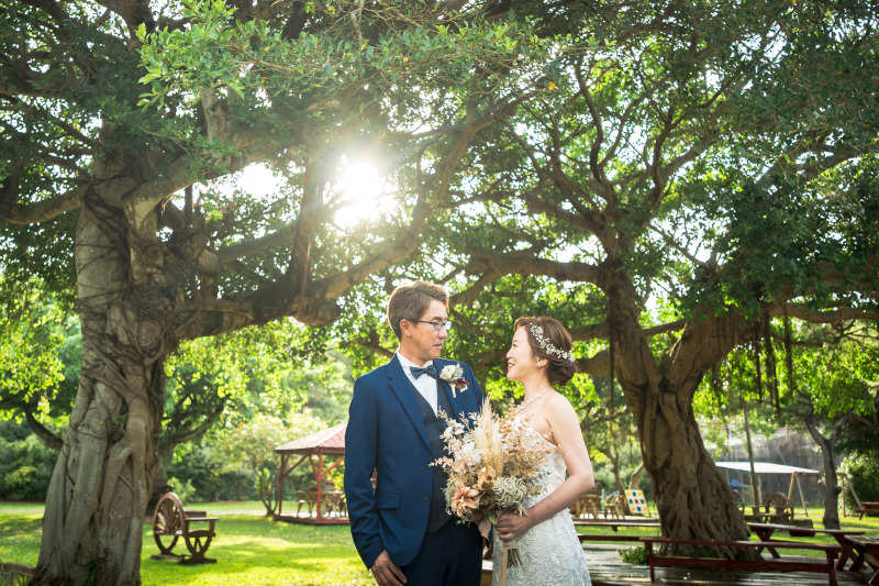  Greenが映えるガーデン撮影も叶う！