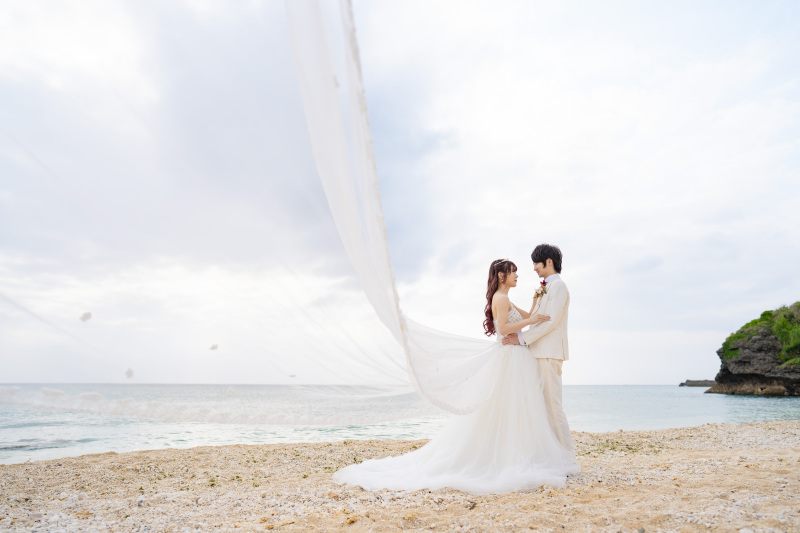 ロングベールで女神ショット☀