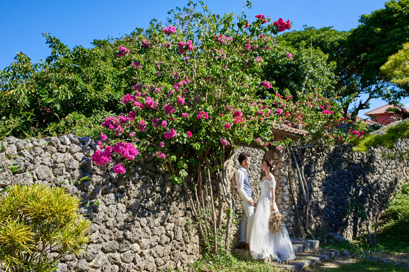 グリーンと青い空のコントラストが綺麗。