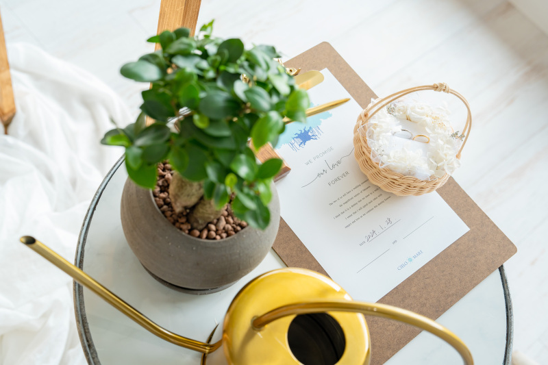 本日は結婚式です！