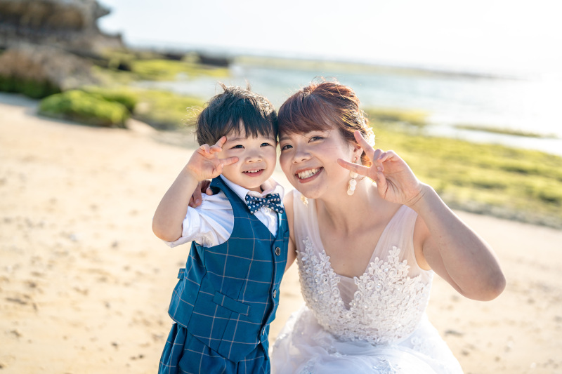 ママと一緒に☺