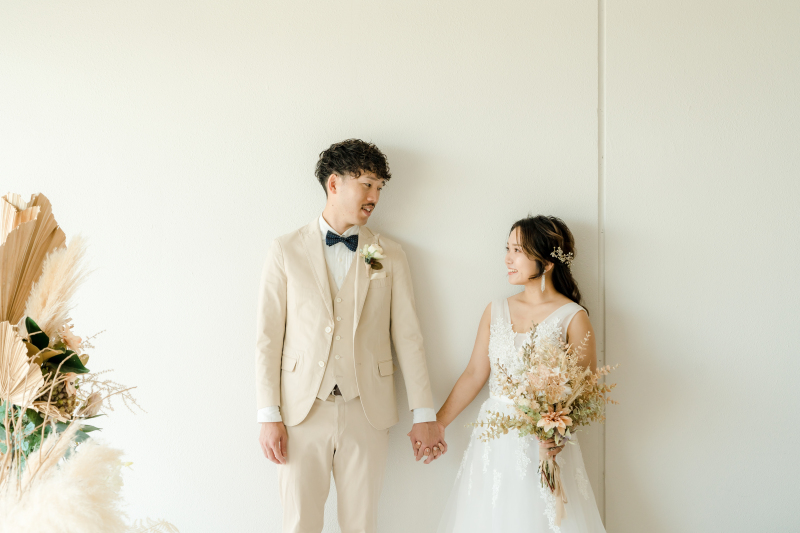 仲良く見つめ合って