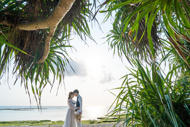 Greenの奥に広がる海とともに