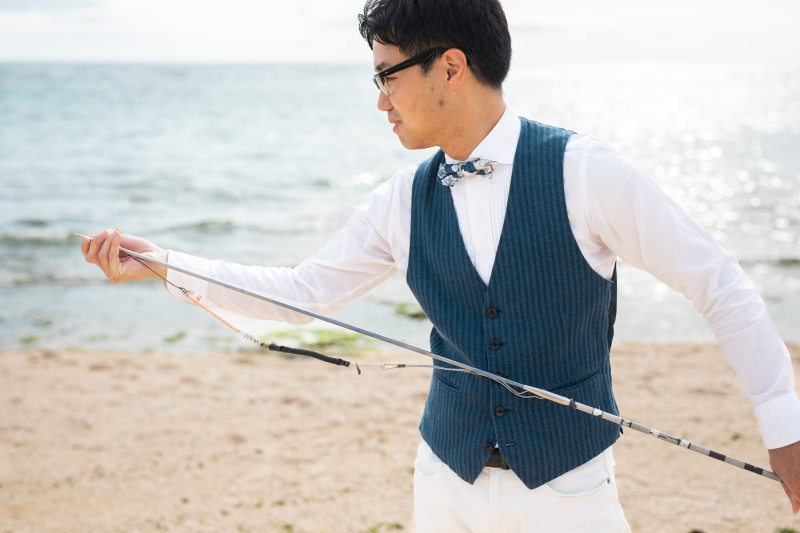 大好きな海!そして大切な釣竿!!!