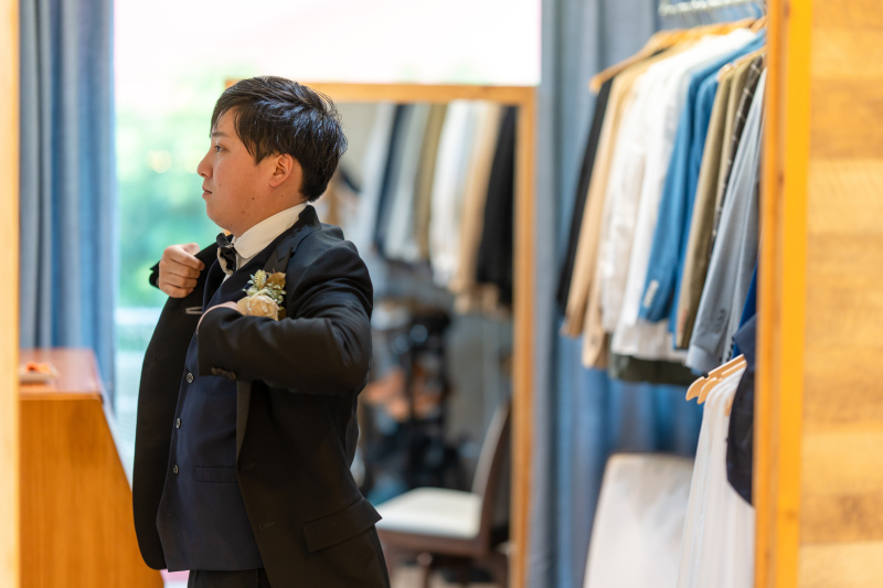 お支度シーン撮影！