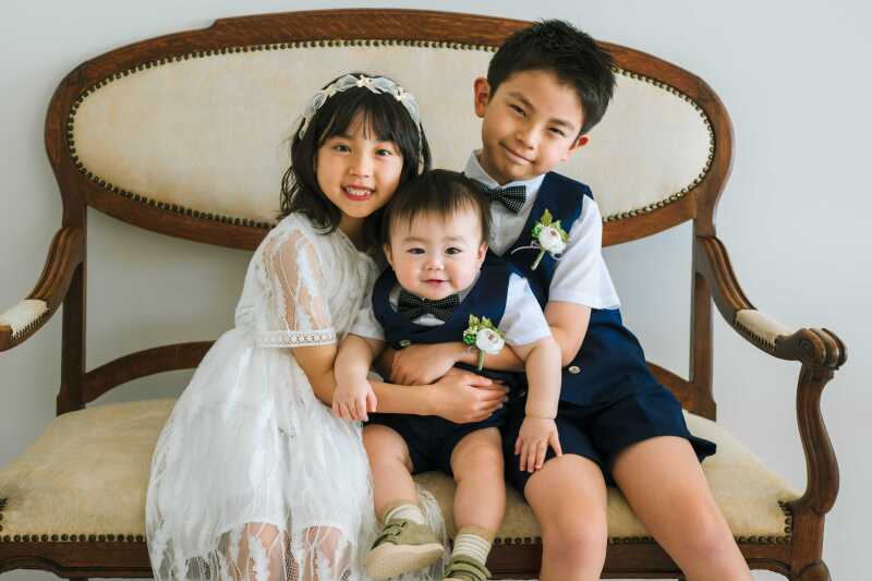 チャペルでお子様の記念写真も撮影可能
