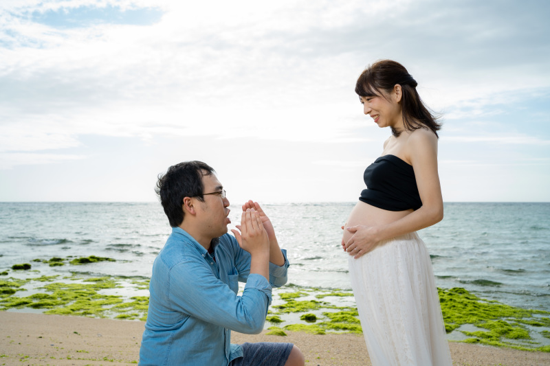 頑張って生まれてくるんだよ、と願いを込めて!