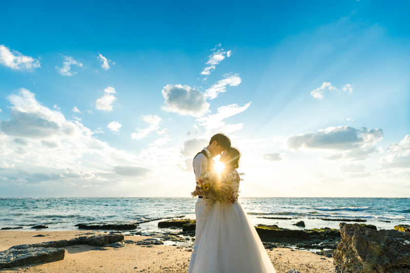 シエロ・イ・マーレ 沖縄 ~チャペルnature~_海で撮影できる