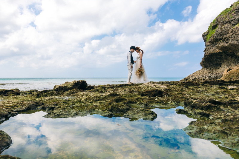 シエロ・イ・マーレ 沖縄 ~チャペルnature~_海で撮影できる