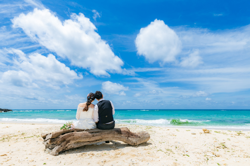 シエロ・イ・マーレ 沖縄 ~チャペルnature~_海で撮影できる