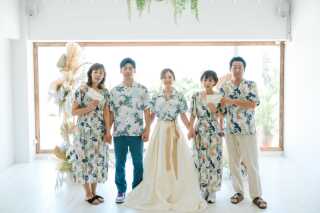 シエロ・イ・マーレ 沖縄 ~チャペルnature~_貸切ファミリーフォト①