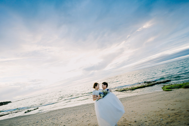 シエロ・イ・マーレ 沖縄 ~チャペルnature~_海で撮影できる