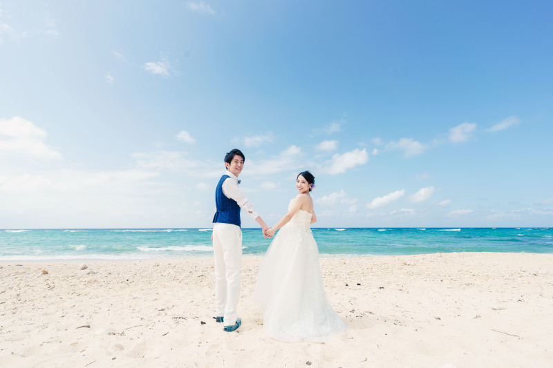 シエロ・イ・マーレ 沖縄 ~チャペルnature~_海で撮影できる