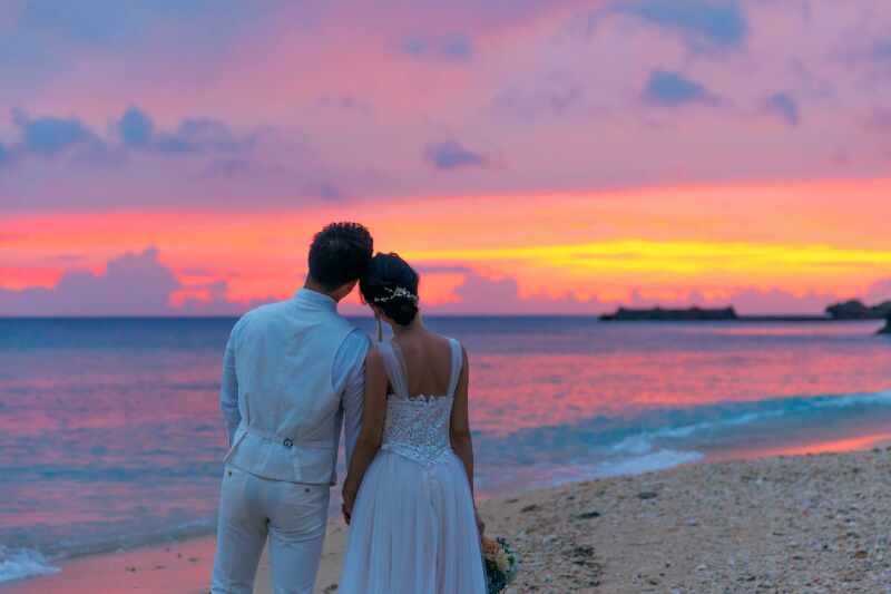 シエロ・イ・マーレ 沖縄 ~チャペルnature~_海で撮影できる