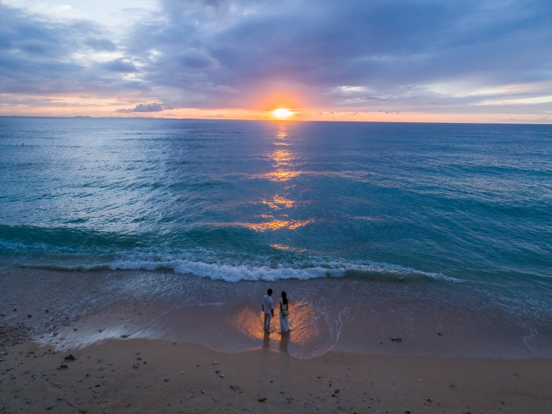 ドローンで幻想的に