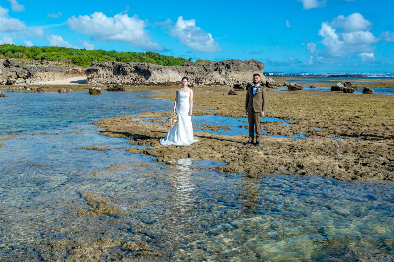 【オープニングムービー付】フォトシューティングプラン☆ ビーチ&チャペル撮影・130カット&OPムービー・ヘアメイク&ドレス込☆