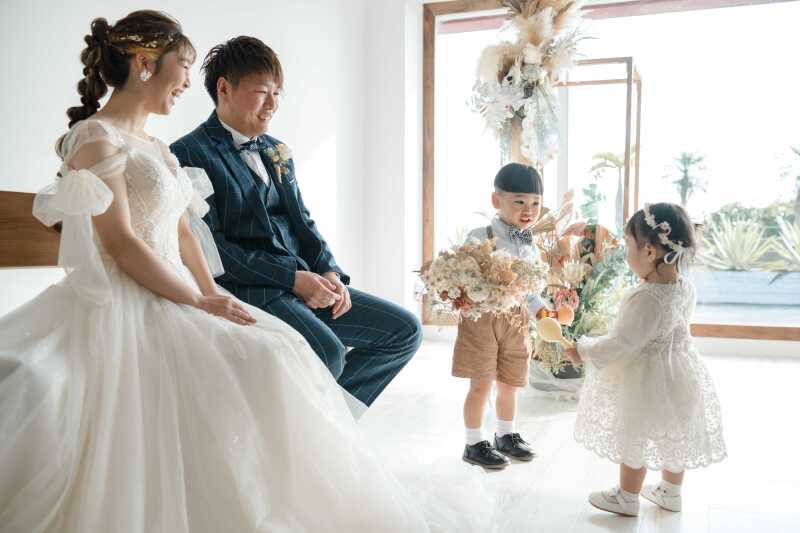 【チャペル貸切で家族連れもOK♪】沖縄県⺠限定プラン☆チャペルのみ・40カット・ヘアメイク・ドレス・タキシード・撮影アテンド込み