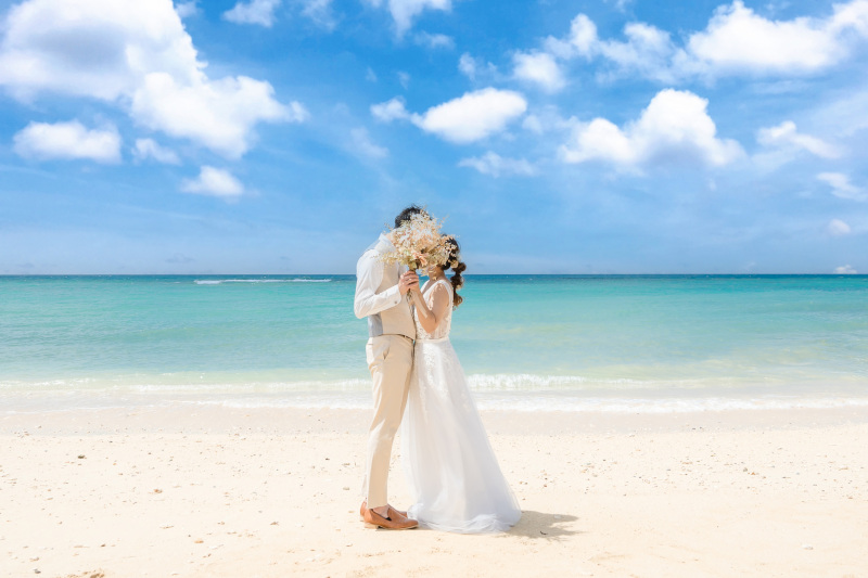 【ムービー&フォト✨ドローン空撮付き】クリエイティブプラン★ ビーチ&チャペル・160カット・ムービー2種・ヘアメイク&衣装込★