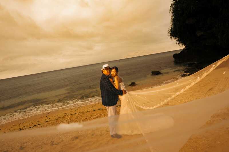 【12月お申込み限定＊130,000 円→90,000円4万円お得！】ドローンフォト＆ムービー付★冬得サンセットドローンプラン♪