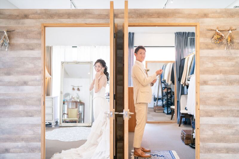 【土日祝アップ料金なし!撮影日いつでもOK】OKINAWAシンプルプラン/ビーチ&チャペル・140カット・ヘアメイク&ドレス込★