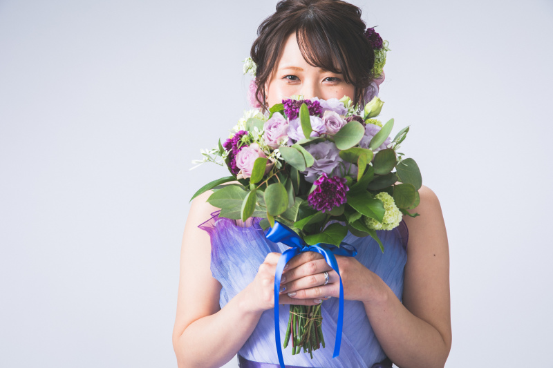 ブーケは自前で!
