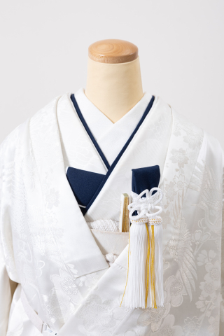 重ね襟（青）