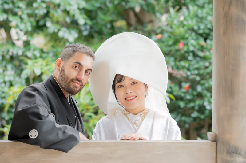 《 洋髪綿帽子＋半襟レンタル 》