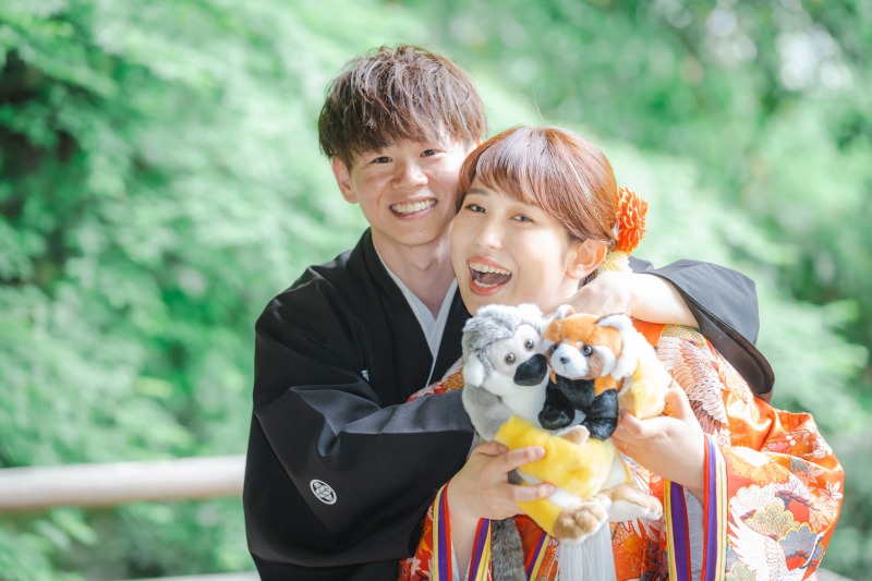 おふたりの表情が素敵です♪