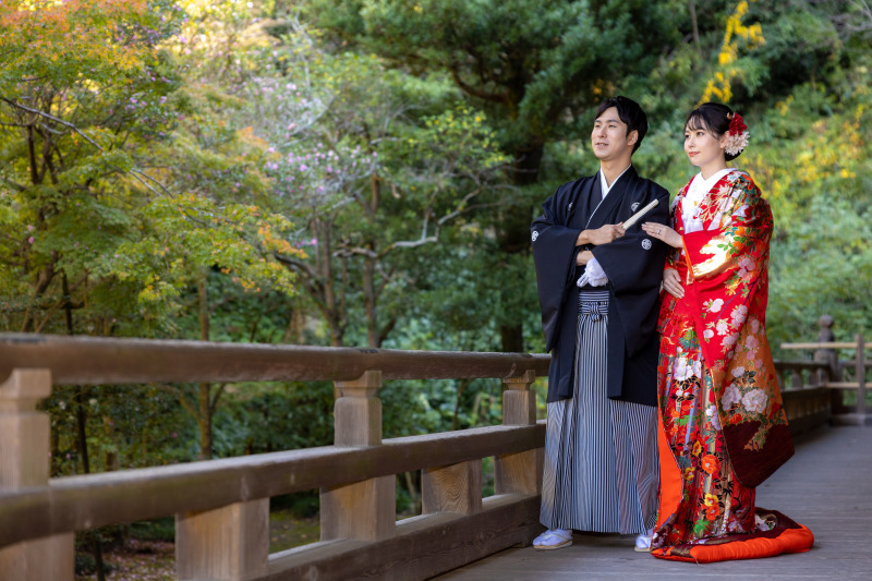 秋が深まりゆくお庭を眺めて。