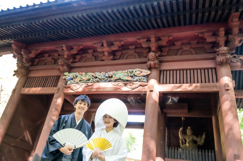 弐天門の前でフィニッシュ！