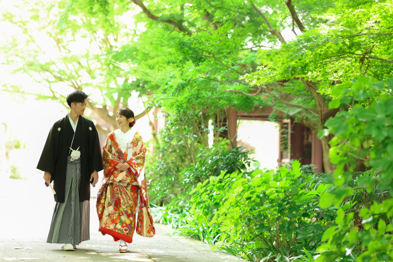 緑濃き、夏の妙本寺へ。