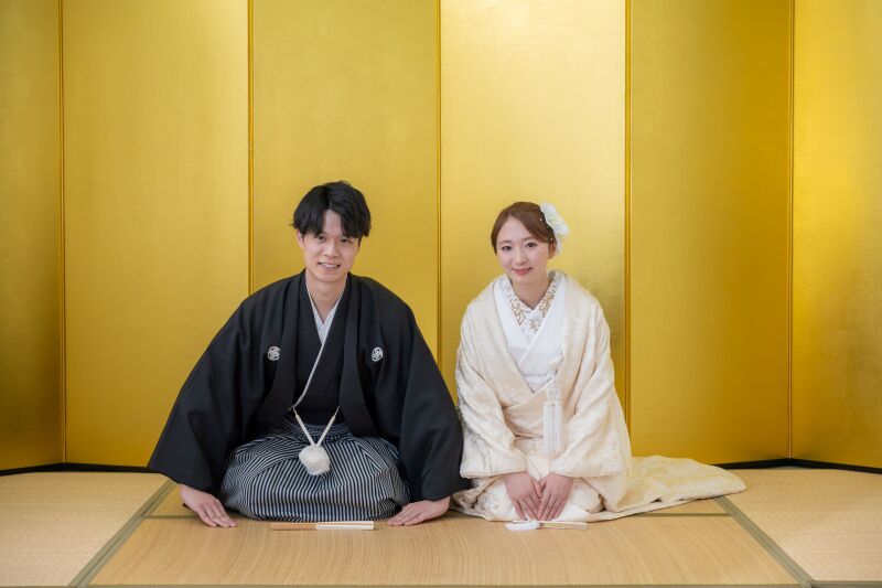 《 金屏風で１枚 》