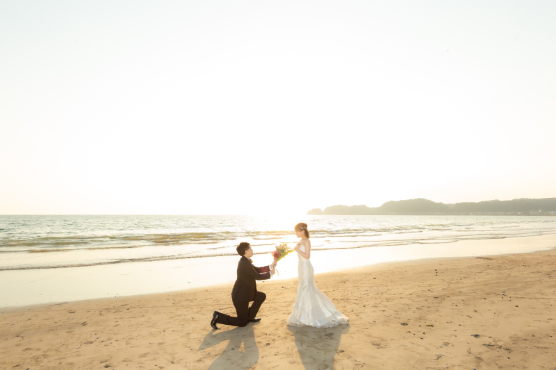 プロポーズシーンの再現は、やっぱり素敵♡