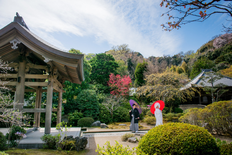 ２着目は別のお寺へ移動しての撮影