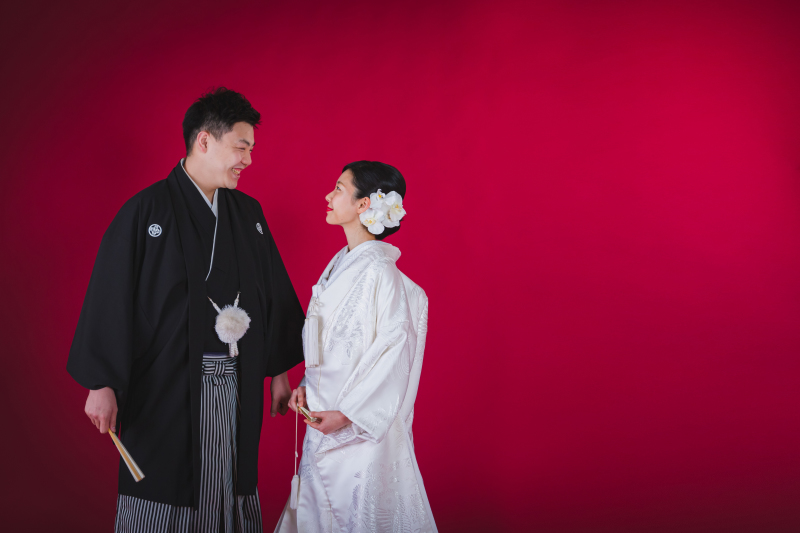 スタジオでの撮影