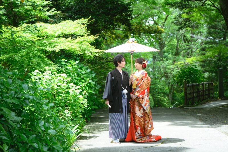 番傘など色々な小物をご用意しています